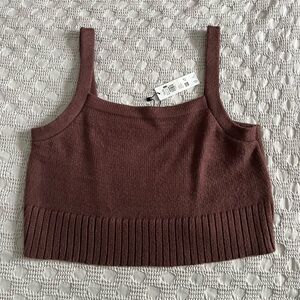 Garage Cropped Tank Top NWT
